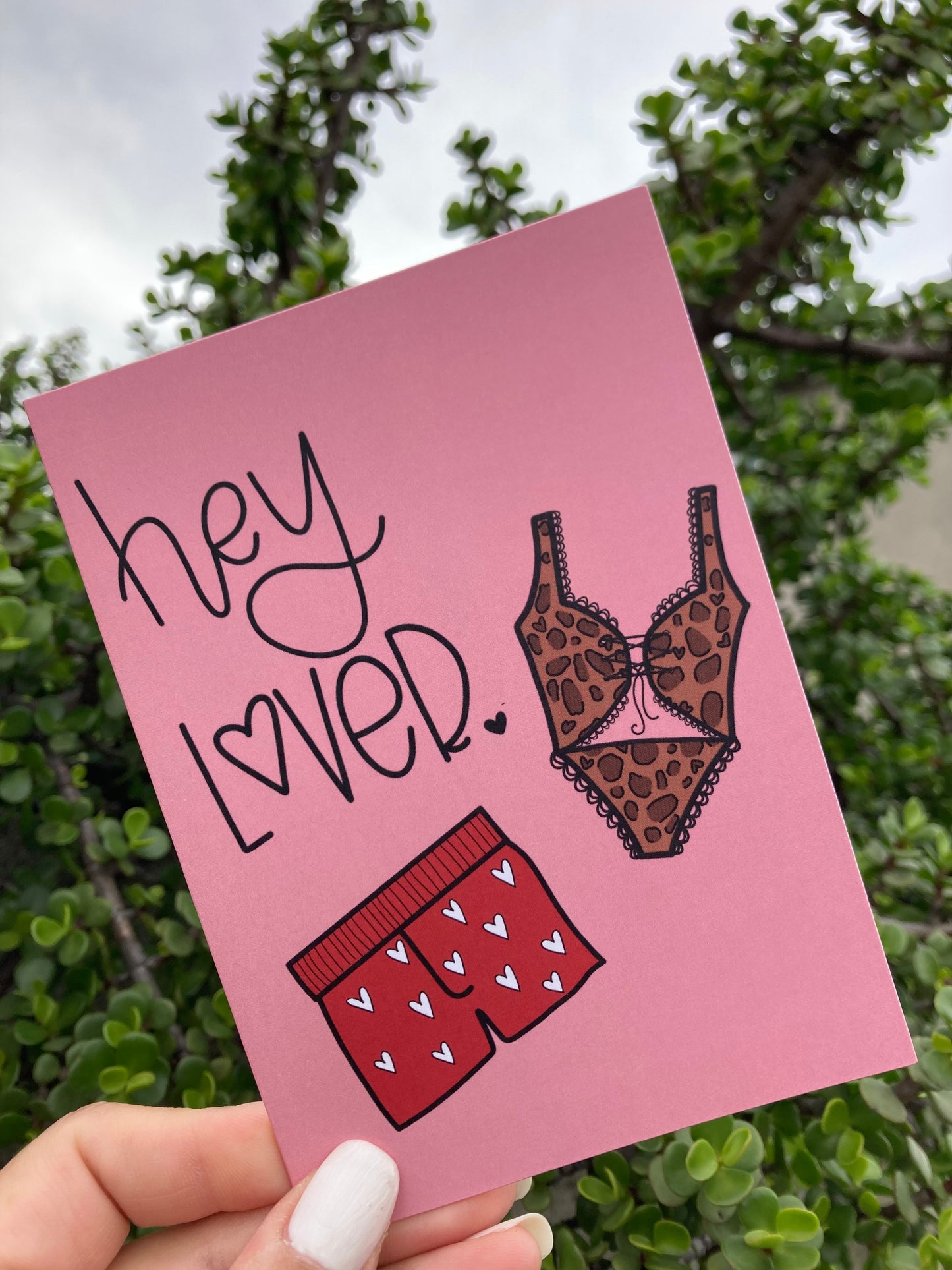 Hey Lover Card