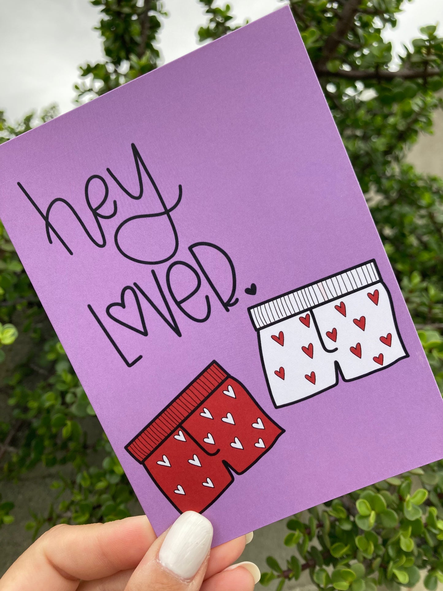 Hey Lover Card